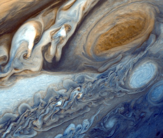 View of Jupiter from Voyager 1. Credit: NASA